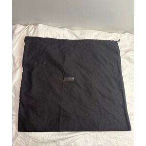 Dries van noten large black dust bag